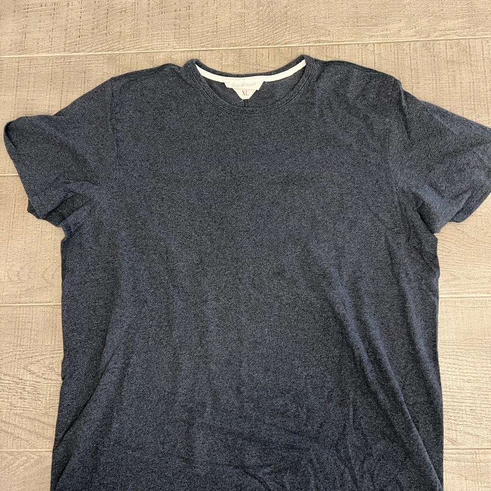 rag & bone Dark Heathered T-Shirt